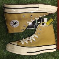 开学季1970 s高帮帆布鞋复古情侣款男女鞋韩版板鞋休闲鞋偏大一码[11月29日发完] 麦黄色 35