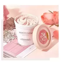 [美白去角质]水蜜桃冰淇淋磨砂膏去鸡皮身体乳腿嫩白学生全身女 [不推荐]水蜜桃磨砂膏*1