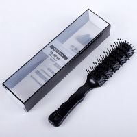 [一点灵]排骨梳子卷发梳内扣发廊美发男士复古油头大背头造型梳 黑色