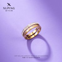 女款戒指指环罗马数字钛钢双层指环时尚气质款式通勤日常搭配送礼 6号