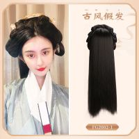 古装汉服假发发箍一体式半头套发包发髻手残党cos古风造型垫 FG2002-1