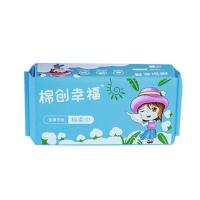 平纹棉创幸福一次性婴儿孕妇适用加厚不掉絮平纹抽取式洗脸巾60抽 平 纹 一包60抽 [试用装]