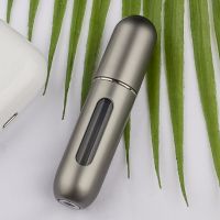 路易香浓 高端香水分装瓶底部充装高档旅行便携可充式按压香水分 哑面开窗版(塑胶底座)星空灰