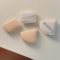 [竹下桃子 peachy peachy 棉花糖粉扑 三角饭团粉扑 2个方形2个三角粉扑 总共4个