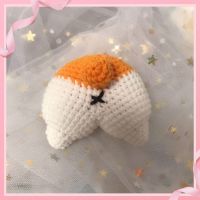 毛线编织手工玩偶动物头可爱挂件手工DIY打发时间手作材料包 柯基PP(动物)送工具+教程 非成品需要自己钩织