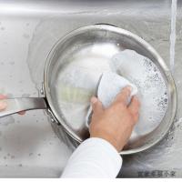 IKEA宜家刷锅洗碗海绵擦魔力擦百洁布清洁海绵 灰白3件套