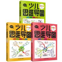 少儿思维逻辑训练书 6-14岁的孩子 少儿思维导图课外书 正版共3册 正版全3册(6-14岁)