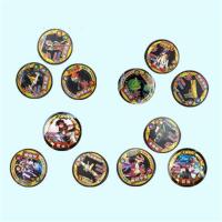 奥特曼圆形卡片塑料圆卡加厚防水罗布欧布赛罗儿童玩具游戏战斗 随机20张大中小圆卡(多图案)收纳袋