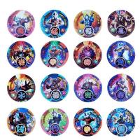 奥特曼战斗币加厚防水防摔环保塑料圆卡游戏卡牌儿童圆形玩具卡片 6张塑料战斗币(不划算)