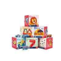 TOI特价大块双面拼图拼板幼儿宝宝亲子早教益智拼图玩具儿童智力 野生动物