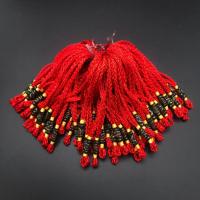 小绳头中国结挂件 手把绳吊绳绳头DIY文玩小号半成品挂件香包配饰 小吊头30