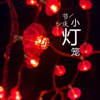 中国结福字挂件发光中国结招财过年春节客厅玄关装扮大平安结墙上 10米100灯-红灯笼