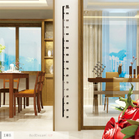 身高贴3D立体亚克力墙贴宝宝房间幼儿园儿童卧室卡通测量墙贴YKC5 L[简约款] 大