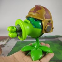 散装植物大战僵尸玩具未来僵尸博士可发射炮弹暗影豌豆苹果破击炮 散装正版:豌豆机枪+5发子弹