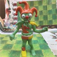 散装植物大战小丑章鱼冲浪贝壳浮潜牛仔魔头未来滑板僵尸玩具 散装小丑僵尸[14厘米]