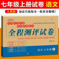 七年级上册下册试卷人教版7册 初一语文数学英语地理生物历史练习 七年级语文人教版 下册