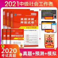 中级社工教材2021备考社会工作者真题试卷社会工作实务综合能力书 社会工作者中级试卷套装