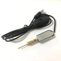 微型DIY小电钻迷你手工制作180马达电机5v小发明打孔神器学生工具 USB供电带开关送3只1.5mm钻头