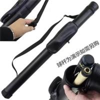 台球杆盒1/2杆盒二分之一杆盒美式斯诺克通用小头杆球杆盒杆桶 1/2杆桶(装前后肢一样长)