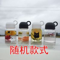 可爱杯子萌萌卡通小耳朵创意猫咪便携学生水杯韩版小清新玻璃茶杯 随机款式320ml 单杯