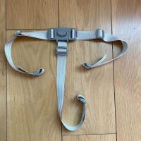 三点式儿童餐椅安全带宜家款绑带安全扣 灰色三点式安全带