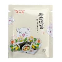 豆八哥寿司海苔材料紫菜包饭配料工具全套竹帘豆八哥肉松团 海苔1包(不带竹帘)