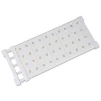 衣柜收纳分层隔板柜子免钉置物架橱柜浴室层架隔层架可伸缩整理架 白色 长30-40 宽10cm