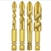 瓷砖十字钻头全瓷玻璃陶瓷大理石混凝土水泥墙壁打孔霸王钻三角钻 十字螺纹钻6mm一支装