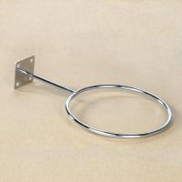 上墙球架篮球足球托架收纳架放球架墙上放球圆形球架挂球展示架子 电镀球托2个(不可投篮)上螺丝