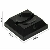 [排球]慧鑫足球篮球橄榄球拖球座球托摆放底座排球托球类展示架 方形黑色1个 方形LOGO 黑色