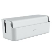 Orico/奥睿科桌面收纳盒插座收纳箱数据线收纳整理线器排插收纳盒 白色