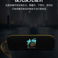 新款潮大容量笔袋文具铅笔袋儿童初中小学生男女生简约学霸文具袋 夜光黑色皮卡丘 单买[不要礼品]