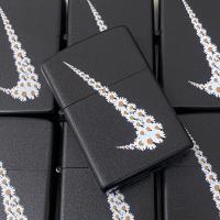 潮牌个性新款小雏菊GD风格防风煤油打火机礼物男女朋友批发 裸机(机内无油) 小雏菊倒钩