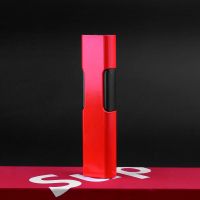 Sup充气打火机防风创意个性直冲高档雪茄男士生日礼物刻字潮ins 光板红