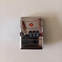 行李箱密码锁拉杆箱海关锁铝框箱锁扣旅行箱方锁皮箱锁子通用维修 方锁一把枪色14.9元