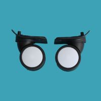 行李箱轮子配件万向轮子拉杆箱密码旅行箱包配件滚轮滑轮轱辘维修 图片色 前轮001一对