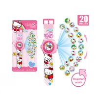 HelloKitty猫投影手表kt猫儿童卡通电子表艾莎男女孩幼儿园玩具表 KT猫20图