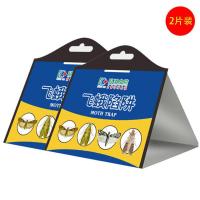 科凌虫控飞蛾诱捕器各种粘面家用厕所小飞虫飞虫捕捉器蚋蠓陷阱 2片装