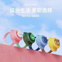 手表风扇小型充电风扇迷你便携式usb手腕型学生随身手环儿童礼物 颜色随机发卡通版 送USB线