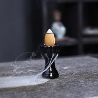 倒流香粒塔香熏香家用室内卧室檀香天然净化空气厕所除臭香薰沉香 60粒香送(小香托) 混搭(多种)