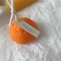 韩风ins芝士奶酪香薰蜡烛丑桔蓝风铃香小苍兰香柠檬摆件拍照礼物 小丑桔(小苍兰香味)