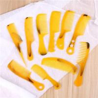 [10把装] 牛筋塑料梳子 不容易断塑料梳 不伤发防静电梳子 10把黄色小