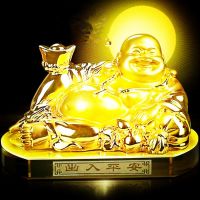 汽车摆件弥勒佛像车内装饰车载摆件车载香水座男女车饰品 单个佛