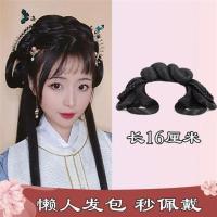 汉服古装假发一体式软发包古风软发箍手残党明制仙女假发宋制发髻 BB夹一体发包