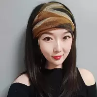 手工制作发带韩国宽边头饰复古个性欧美走秀搭配头饰遮盖功能 黑色棕色