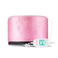 美发店加热帽发膜蒸发帽安全护发电热帽焗油家用头发护理烫染专用 粉色三档