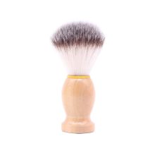 男士软毛胡刷子实木柄美发店大泡沫肥皂刷剃须修面碎发理发毛刷子 实木柄胡刷