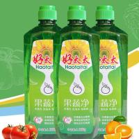 好太太果蔬净洗蔬菜水果清洗剂洗洁精杀菌去农残去污渍家用 1瓶2.25斤