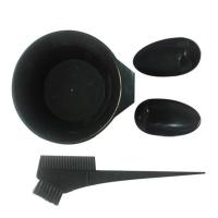 染发工具套装家用焗油披肩大号染发碗梳子美发专业用品软毛刷耳罩 染发三件套