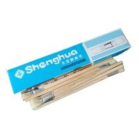 上海生花油画笔黑杆油画笔优质猪毛扫刷胶水工具鞋材用具刷胶笔 白杆1号1盒25支